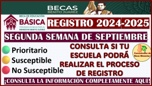 ¡PREPÁRATE! Se viene el REGISTRO para las Becas Benito Juárez 2024-2025, aquí toda la información