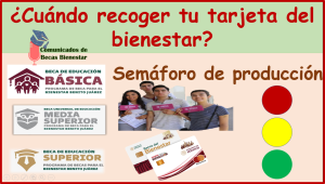 ¡ATENCIÓN! ¿Tu tarjeta del Bienestar ya está lista? Consúltalo en el semáforo de producción