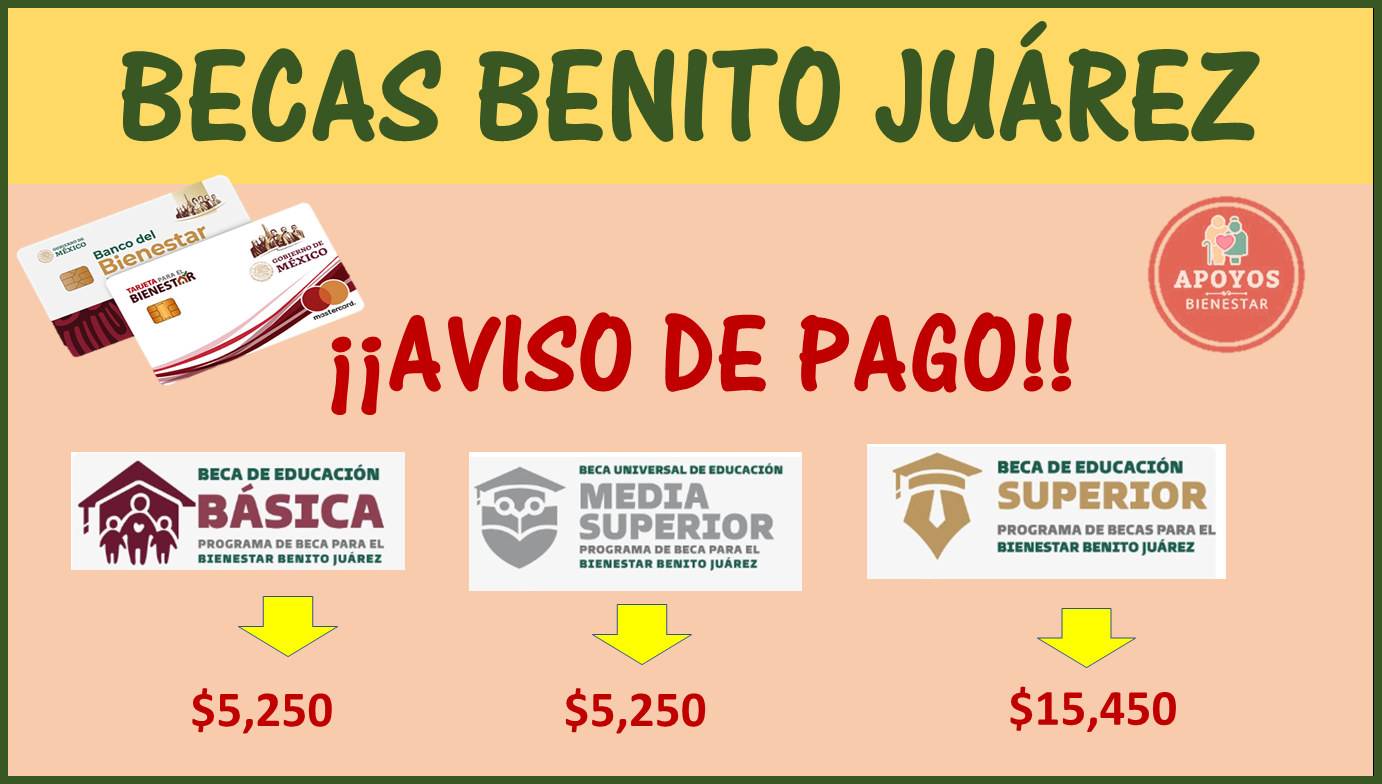 Beca Benito Juárez; Cobra tu apoyo ¡Tu pago está listo alumno beneficiario!