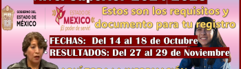 ¡Ya puedes REGISTRARTE en la Beca de EdoMex para Nivel Superior 2024-2025! aquí los informes