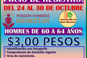 SI ERES HOMBRE DE 60 A 64 AÑOS, ESTE PROGRAMA ES PARA TI Y ASÍ PUEDES REGISTRARTE: PENSIÓN HOMBRES BIENESTAR