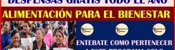 PROGRAMAS PARAEL BIENESTAR DESCUBRE COMO FUNCIONA EL PROGRAMA DE ALIMENTACION PARA EL BIENESTAR QUE ENTREGA DESPENSAS GRATIS DURANTE TODO EL AÑO