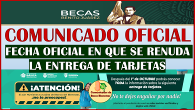 ¡Ya hay fechas para la REANUDACIÓN DE TARJETAS para las Becas Benito Juárez 2024! aquí más información