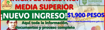 Da inicio el proceso para solicitar la Beca Benito Juárez Media Superior 2025-2026, aqui la información