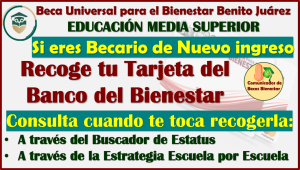 ¡ATENCIÓN BECARIO DE MEDIA SUPERIOR! Si eres de nuevo ingreso, ya formas parte de las Becas Benito Juárez