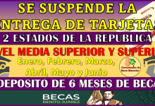 Se suspende la entrega de Tarjetas en 2 estados de la republica: Becas Benito Juárez 2025