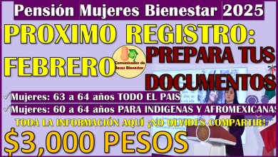 Prepara tus documentos y forma parte de la Pensión Mujeres Bienestar de 60 a 64 años, porque ya hay fechas de registro 2025