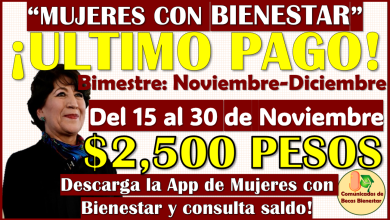 ¡ULTIMO PAGO CONFIRMADO! del Programa de Mujeres con Bienestar 2024, aquí te comparto el Calendario