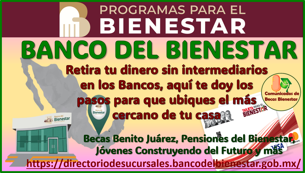 Así puedes ubicar tu Banco del Bienestar más cercano a tu casa, aqui toda la información