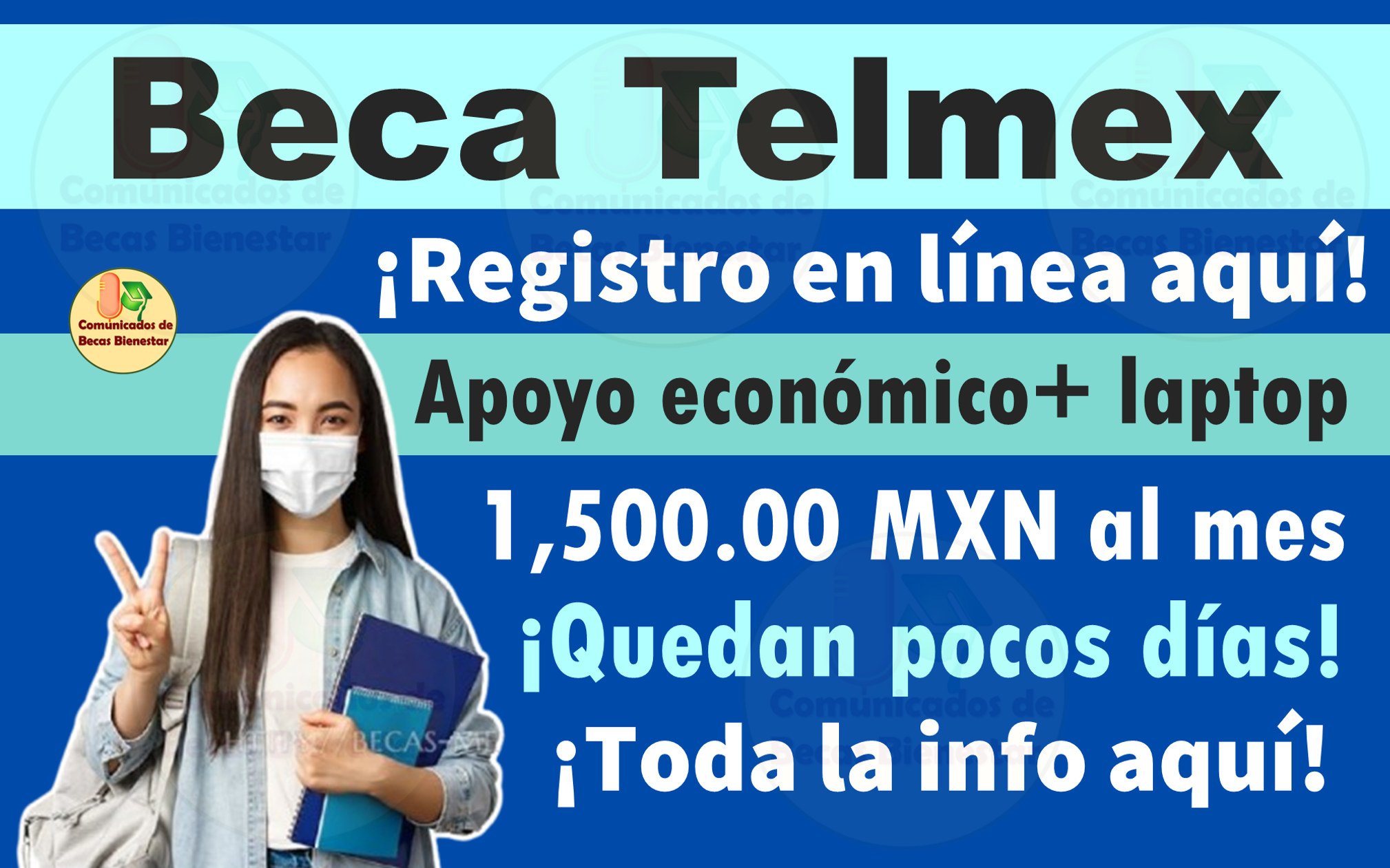 Oportunidad única para estudiantes con familiares en Telmex: $1,500 pesos + equipo de cómputo