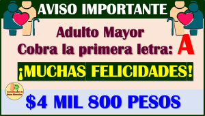 ¡MUCHAS FELICIDADES! a todos los Adultos Mayores, su monto ya se está depositando del 7 al 28 de Septiembre