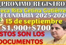 Prepárate, inicia el registro para la Beca Rita Cetina Gutierrez 2025-2026, aqui toda la información