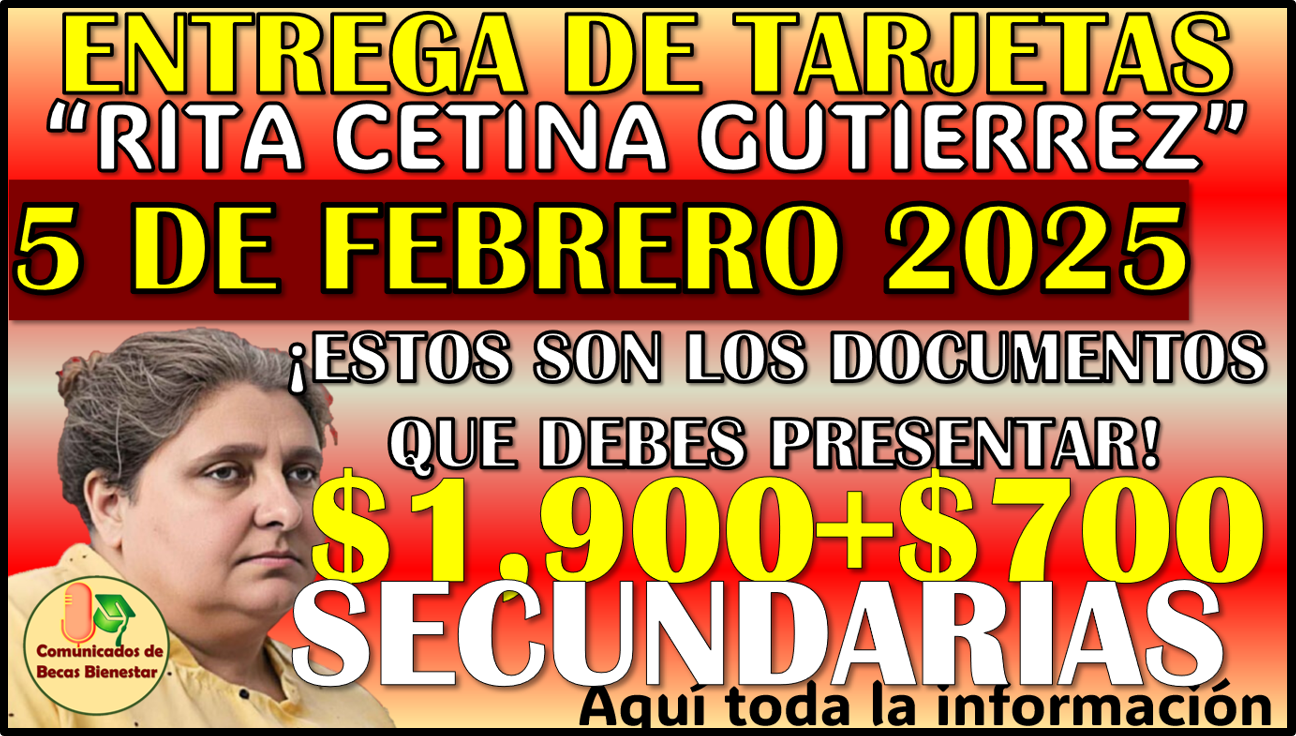 Primera entrega de Tarjetas de las Beca Rita Cetina Gutierrez 2025 ¿donde recogerla? aquí te explico