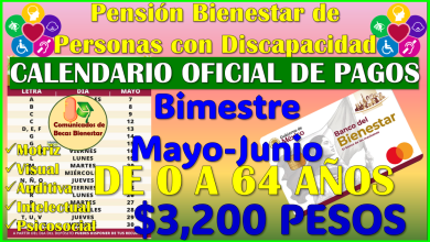 Del 7 al 30 de Mayo 2025 recibirás tu Pensión Bienestar de Discapacidad, te comparto el calendario oficial