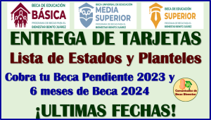 ¡Últimas entregas de Tarjetas del Banco del Bienestar! consulta cuando te toca ir: Becas Benito Juárez 2024