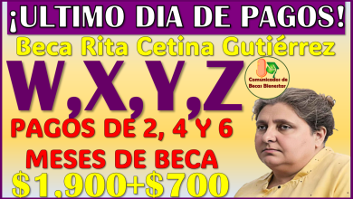 ¡ÚLTIMO DIA DE PAGOS! de la Beca Rita Cetina Gutierrez del bimestre Marzo-Abril, aqui más detalles