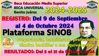 Becas Benito Juárez de Educación Media Superior 2024-2025 ¡YA PUEDES HACER TU REGISTRO!