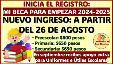 Inicia el REGISTRO del Programa de Mi Beca para Empezar 2024-2025, aquí toda la información completa