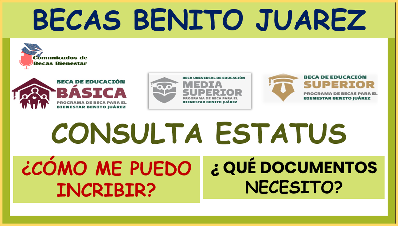 Becas Benito Juárez: Guía de Inscripción Requisitos, Pasos a Seguir y Consulta de Estatus