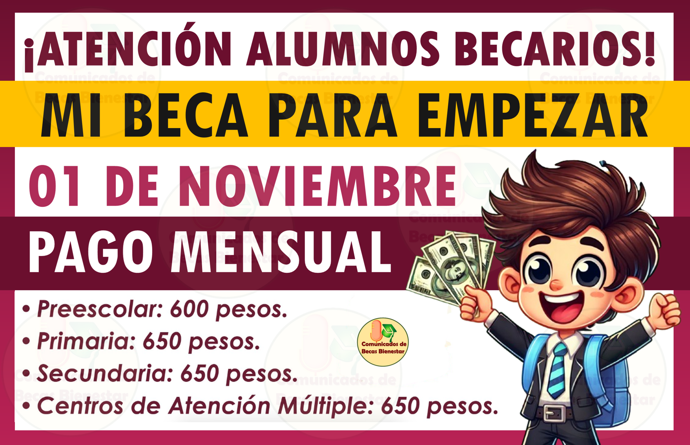 Conoce las Fechas y Montos del Próximo Depósito de Mi Beca para Empezar en Noviembre 