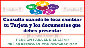 Cambia tu Tarjeta al Banco del Bienestar Pensión del bienestar de personas con discapacidad