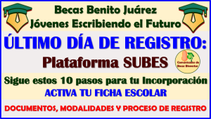 Beca Jóvenes Escribiendo el futuro ¡ULTIMO DÍA DE REGISTRO! aquí todos los pasos