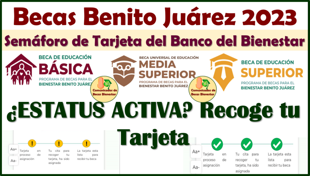 Becas Benito Ju Rez Como Saber Si Mi Tarjeta Est Lista Para