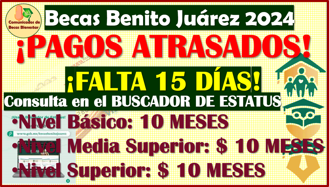 Solo falta 15 días y comienzan los depósitos atrasados de las Becas Benito Juárez ¡CONSULTA QUIENES COBRAN!