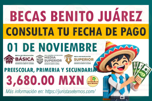 ¡Atención! Fechas del Depósito de la Beca Benito Juárez