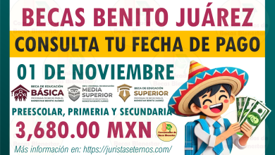 ¡Atención! Fechas del Depósito de la Beca Benito Juárez