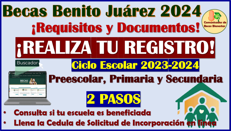 Estos son los DOCUMENTOS para el REGISTRO de las Becas Benito Juárez Nivel Básico ¡ULTIMOS DIAS!