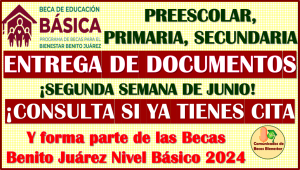 Consulta tu fecha de CITA, entrega tus documentos y forma parte de las Becas Benito Juárez 2024